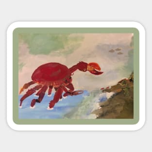 Battle Crabs Sticker